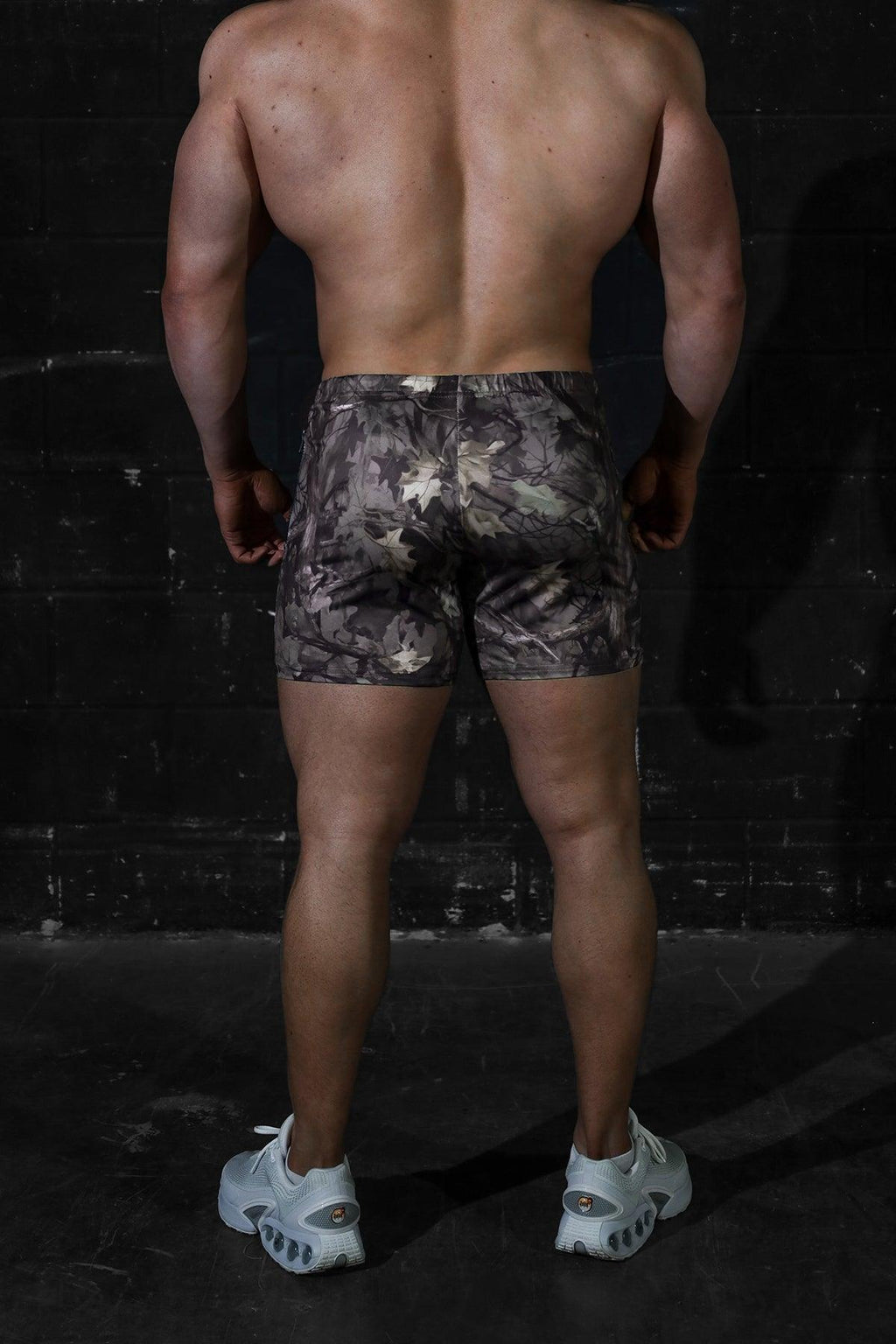 Jed North Men's Agile Bodybuilding 4'' Shorts w Zipper Pockets - Hunter Camo