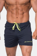 Jed North Agile Bodybuilding 4'' Shorts mit Reißverschlusstaschen - Marineblau