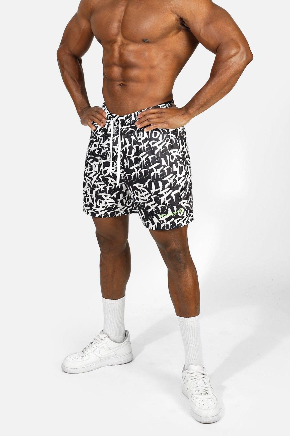 Jed North Men's Fast-Dry 5" Training Shorts - Chaos
