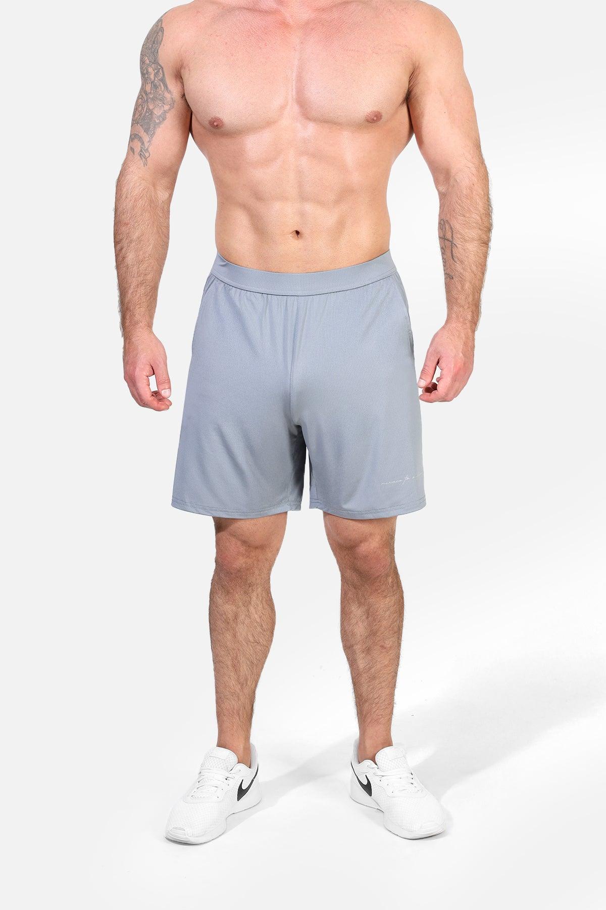 Jed North Performance Air-Tech Athletic Shorts - Gray
