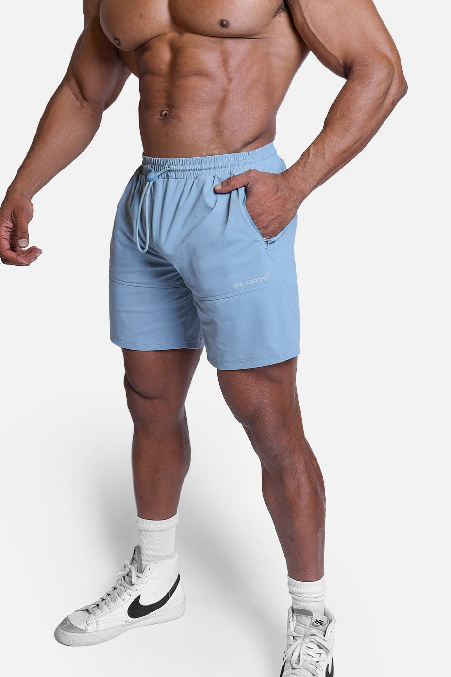 Pantalones Cortos Deportivos Jed North Fortis - Azul Claro