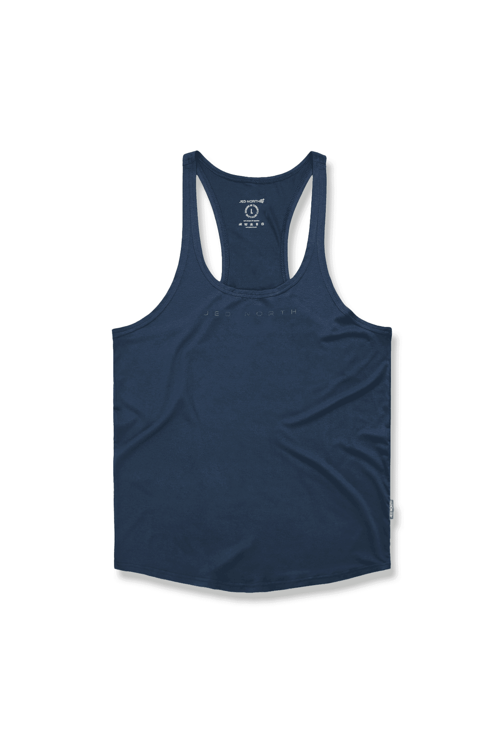 Jed North Klassischer Bodybuilding-Racerback-Stringer – Marineblau