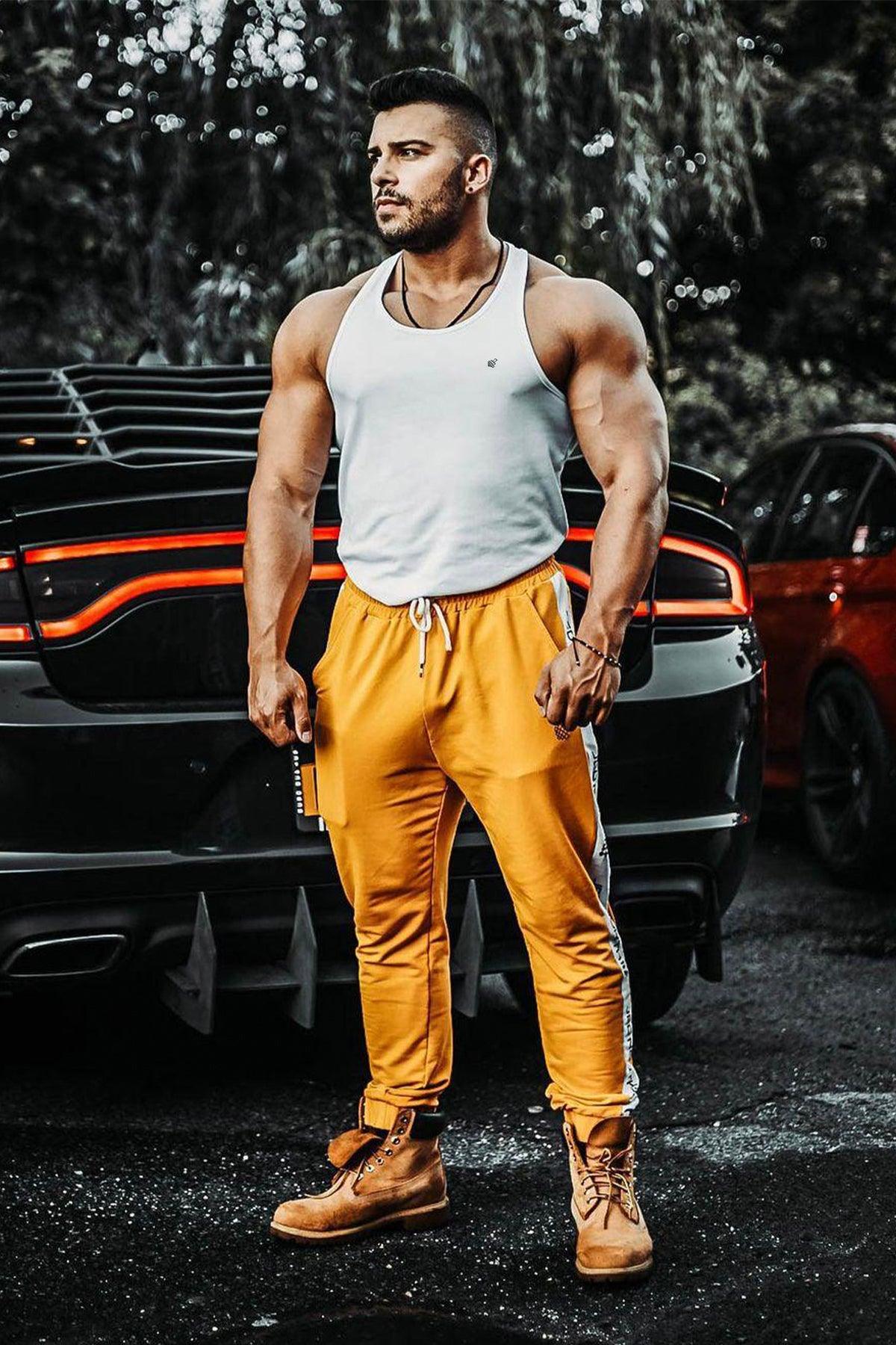 Jed North Fast-Dry Bodybuilding Workout Stringer - Weiß