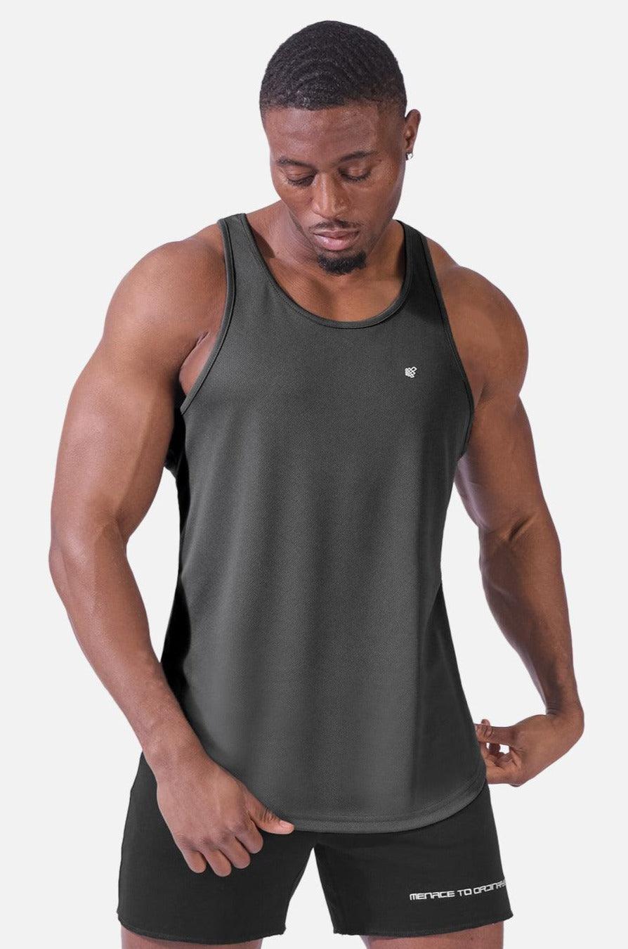 Jed North Fast-Dry Bodybuilding Workout Stringer - Charcoal