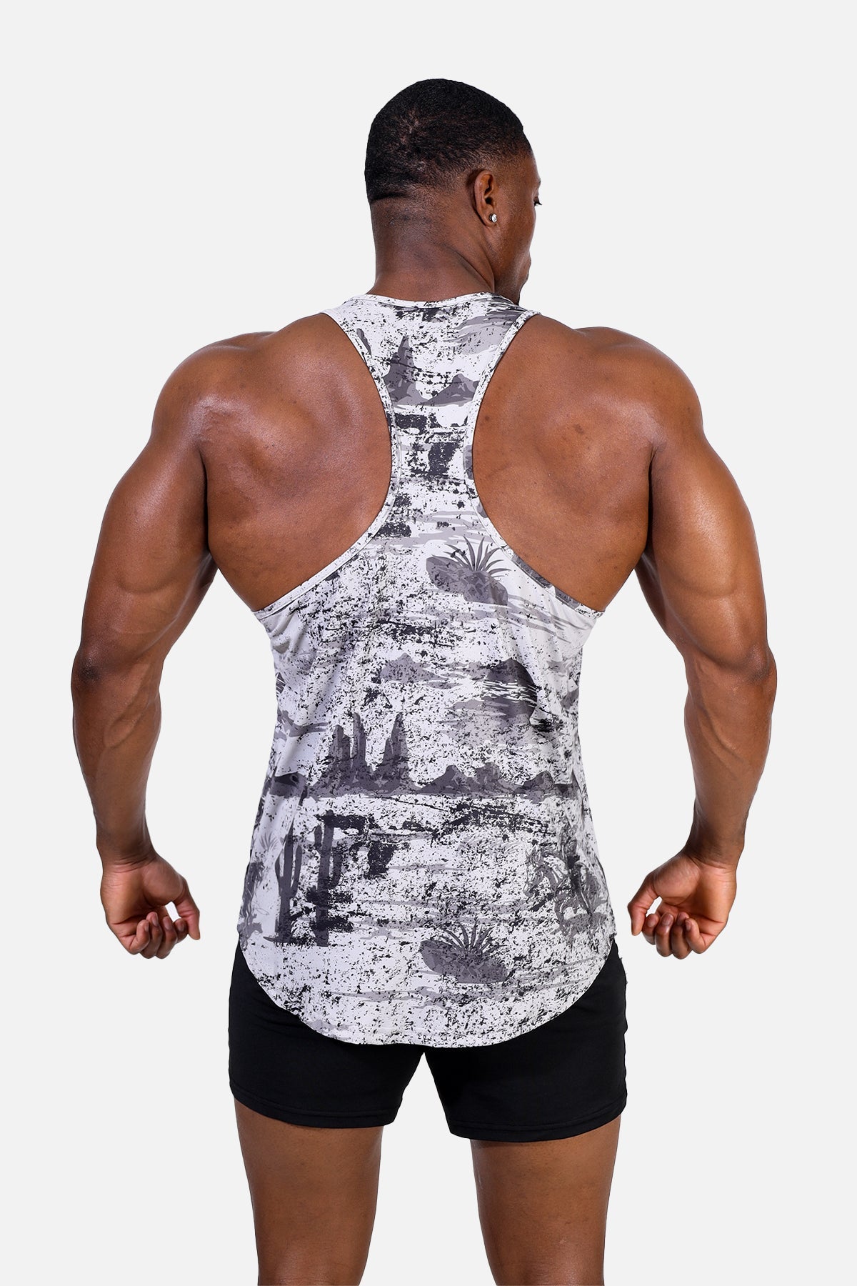 Jed North Graphic Muscle Stringer - Kaktus