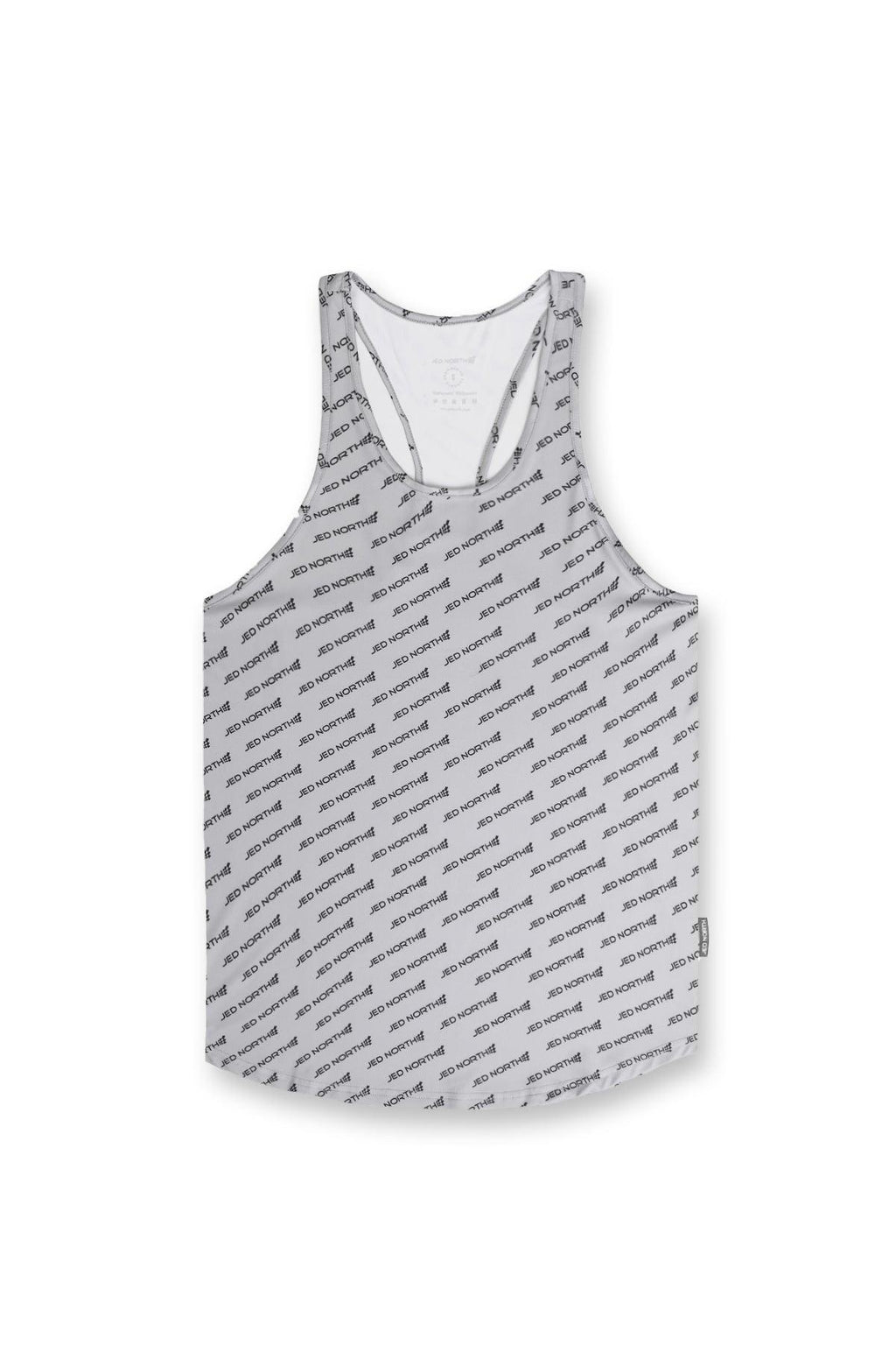 Jed North Graphic Muscle Stringer – Graues JN-Logo