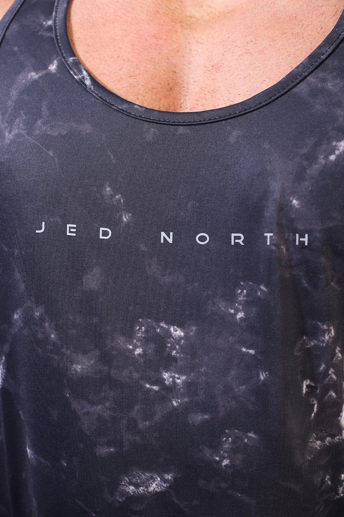 Jed North Men's Graphic Muscle Stringer - Marble