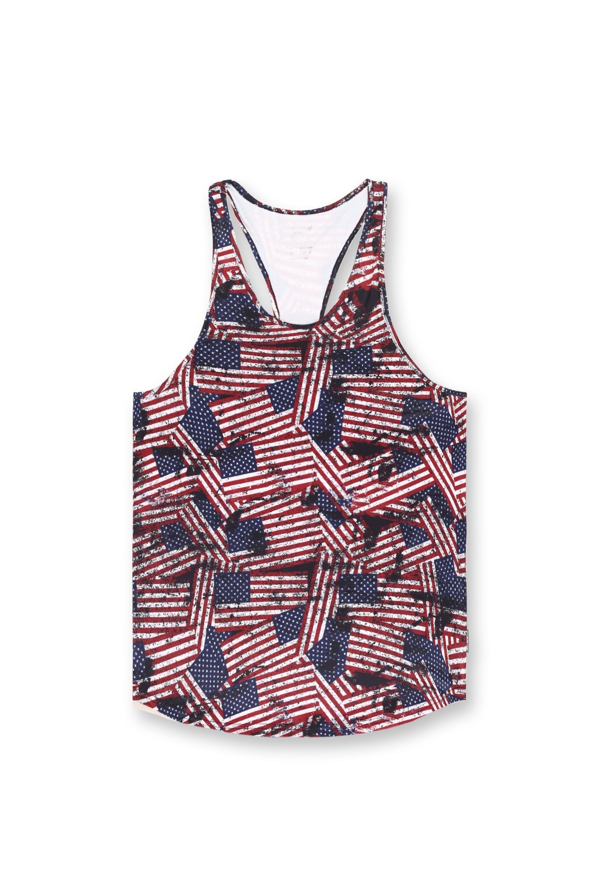 Jed North Graphic Muscle Stringer – USA-Flagge