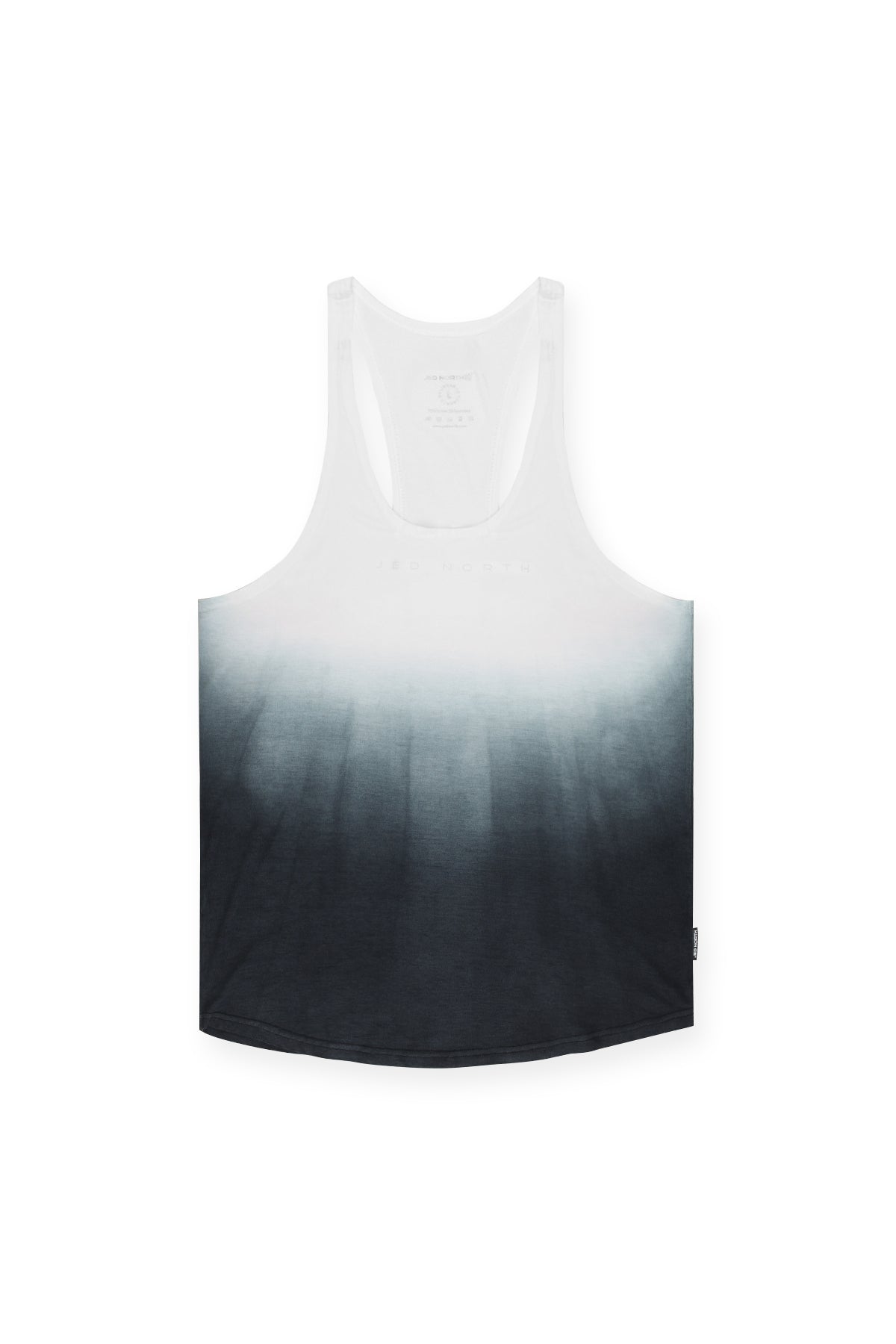 Klassischer Bodybuilding-Racerback-Stringer – Schwarzer Ombré-Effekt