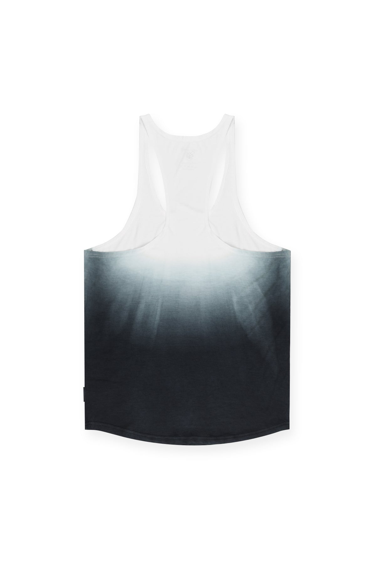Klassischer Bodybuilding-Racerback-Stringer – Schwarzer Ombré-Effekt