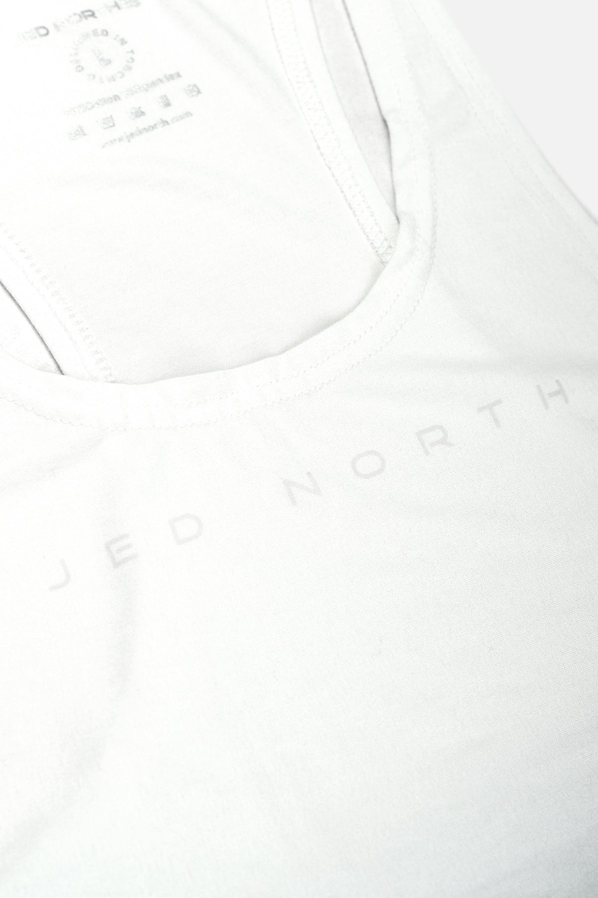 Klassischer Bodybuilding-Racerback-Stringer – Schwarzer Ombré-Effekt