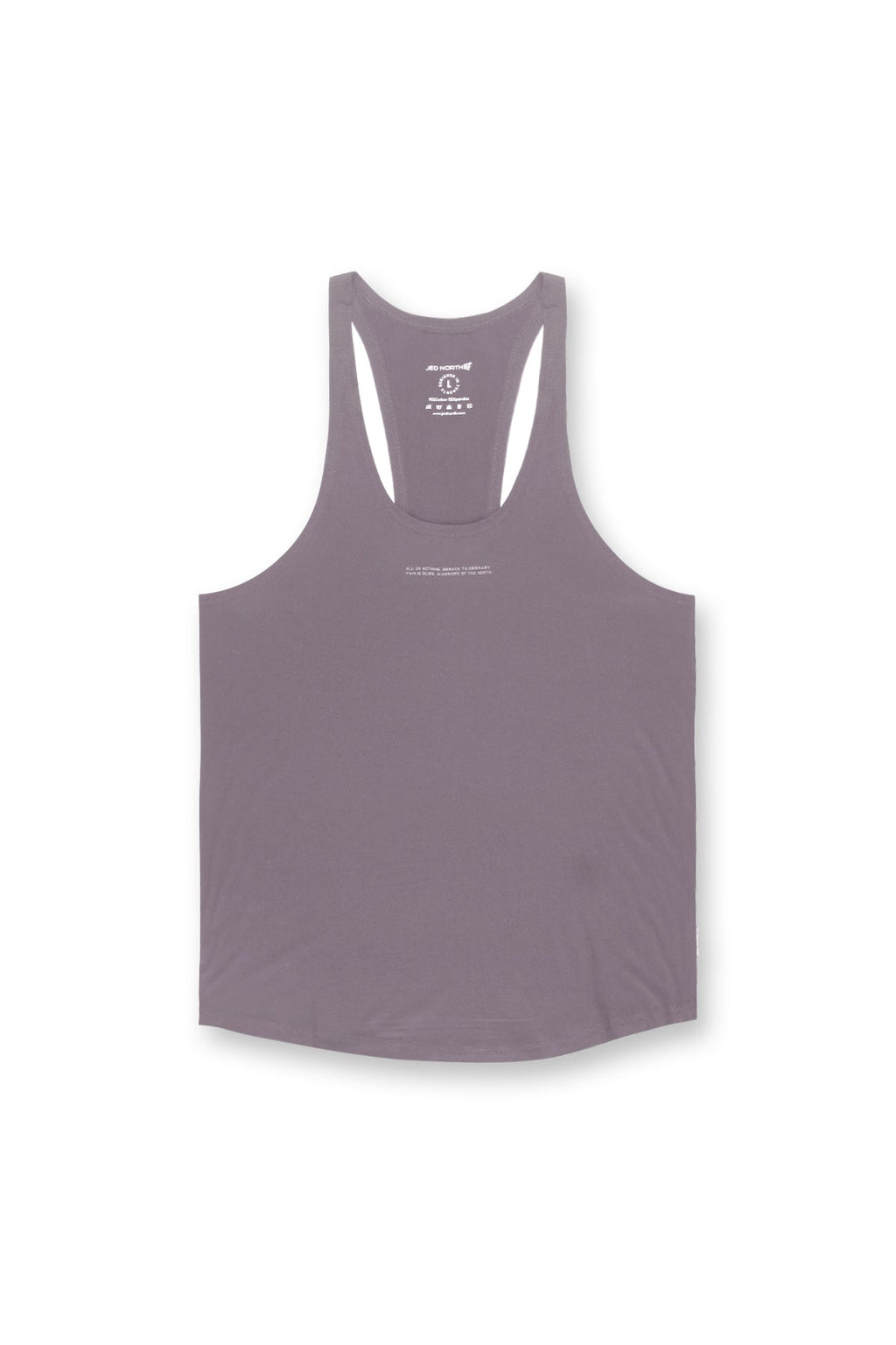 Jed North Men's Classic Bodybuilding Racerback Stringer - Quote Gray