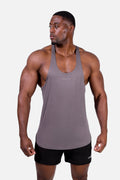Jed North Men's Classic Bodybuilding Racerback Stringer - Quote Gray