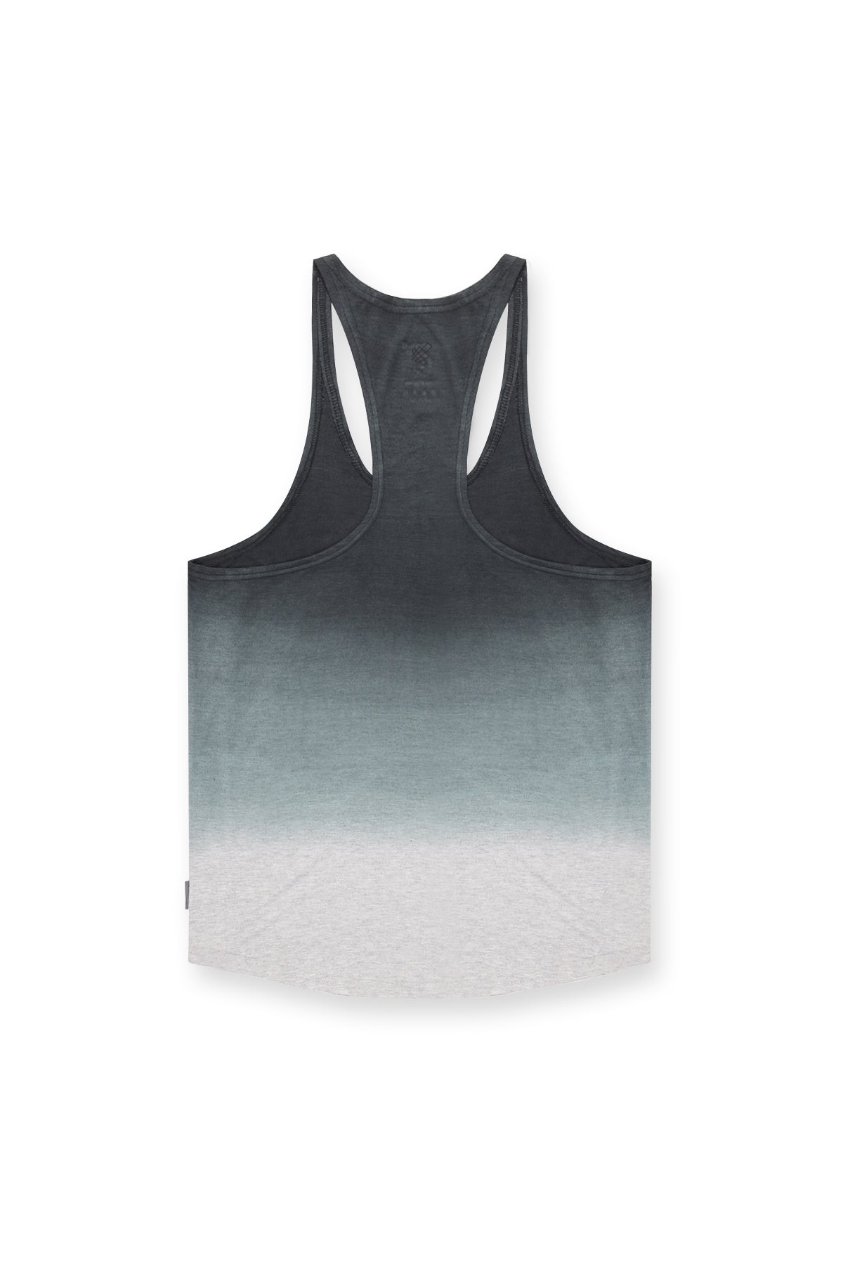 Klassischer Bodybuilding-Racerback-Stringer – Grauer Ombré-Effekt