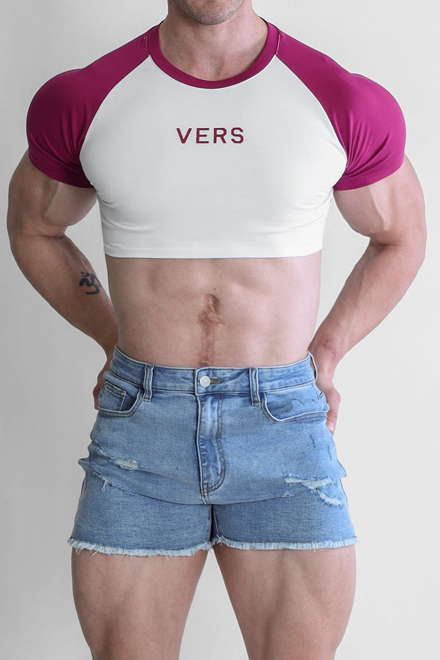 JJ Malibu Muscle-Fit Crop Tee - Vielseitig