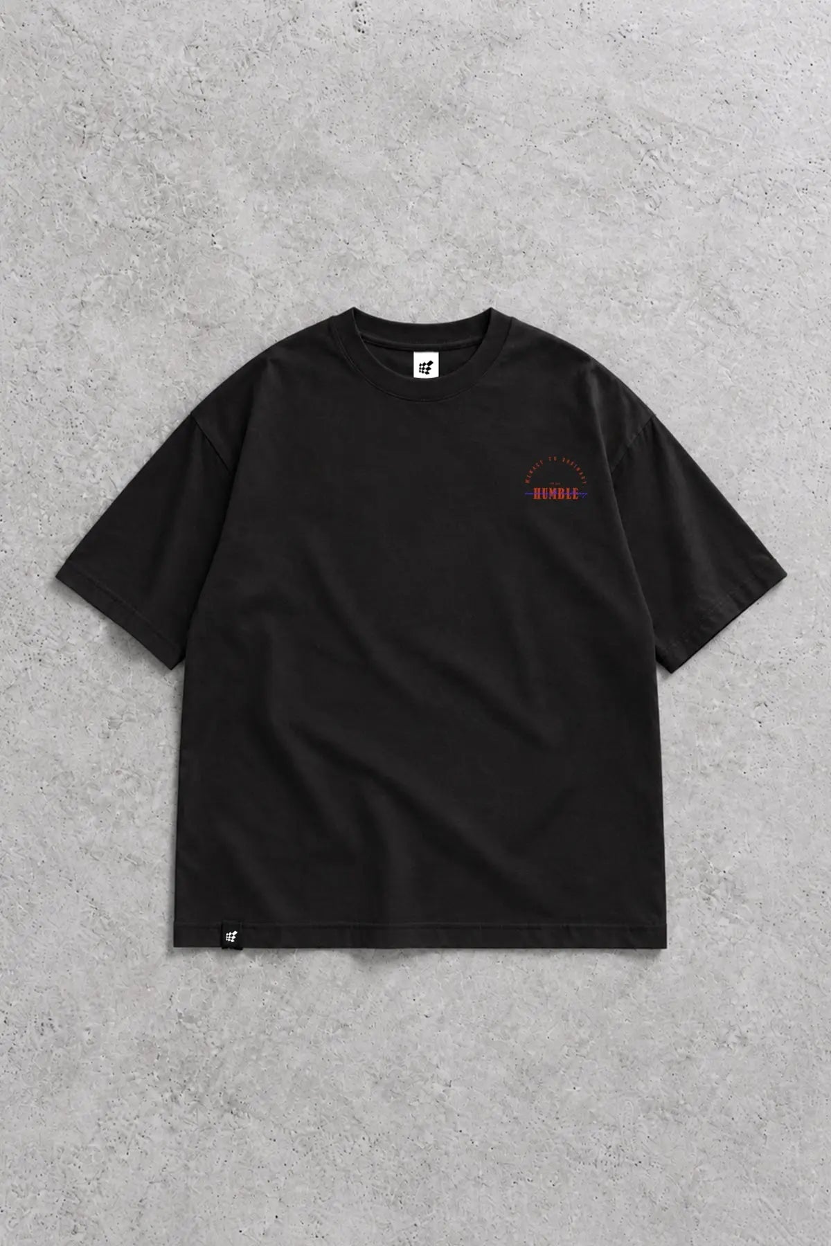 Jed North Men's Energy Oversized T-Shirt - Humble Logo Black