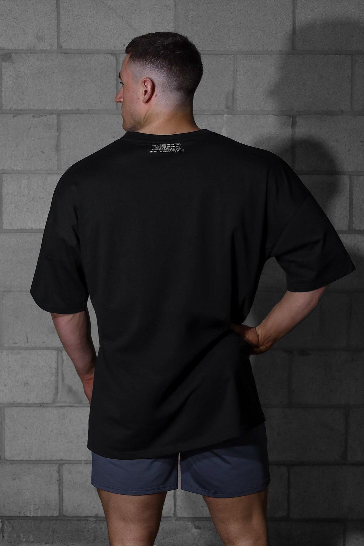 Jed North Men's Energy Oversized T-Shirt - Menace Black