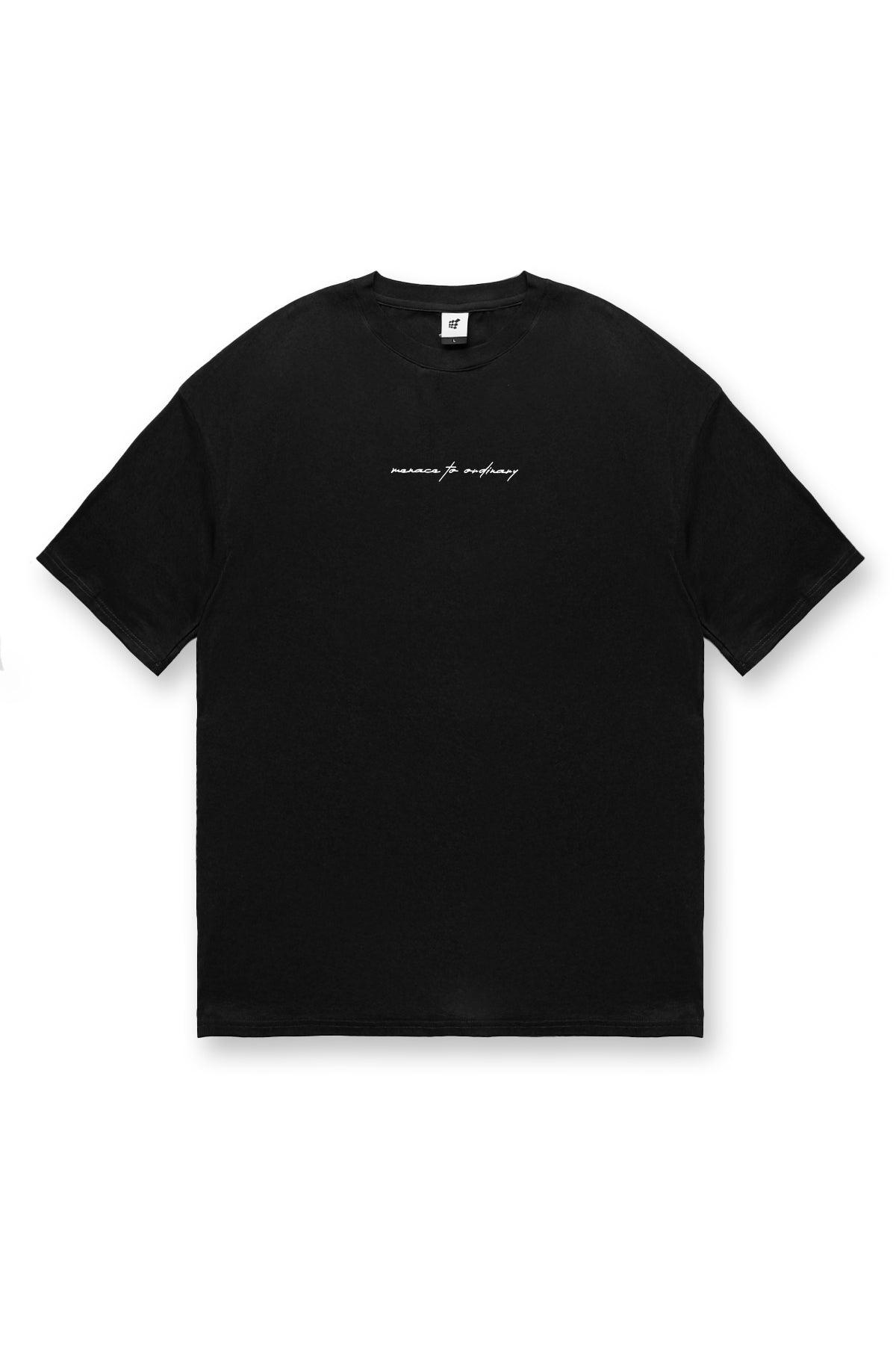 Jed North Men's Energy Oversized T-Shirt - Menace Black