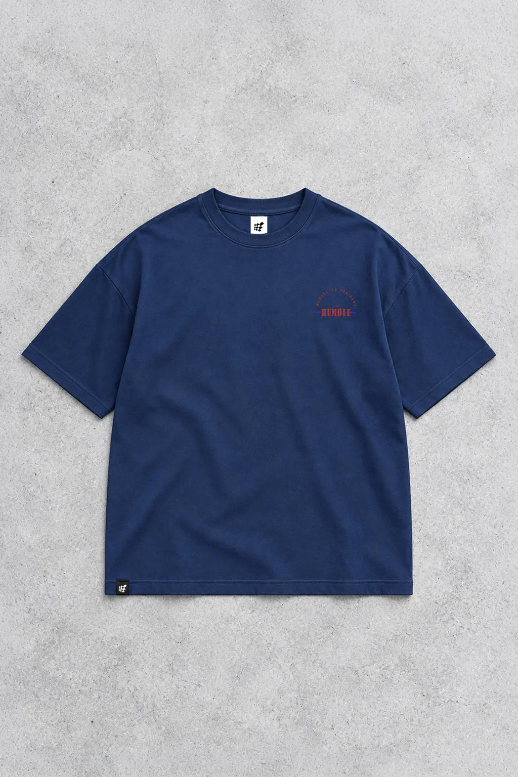 Jed North Men's Energy Oversized T-Shirt - Humble Logo Navy