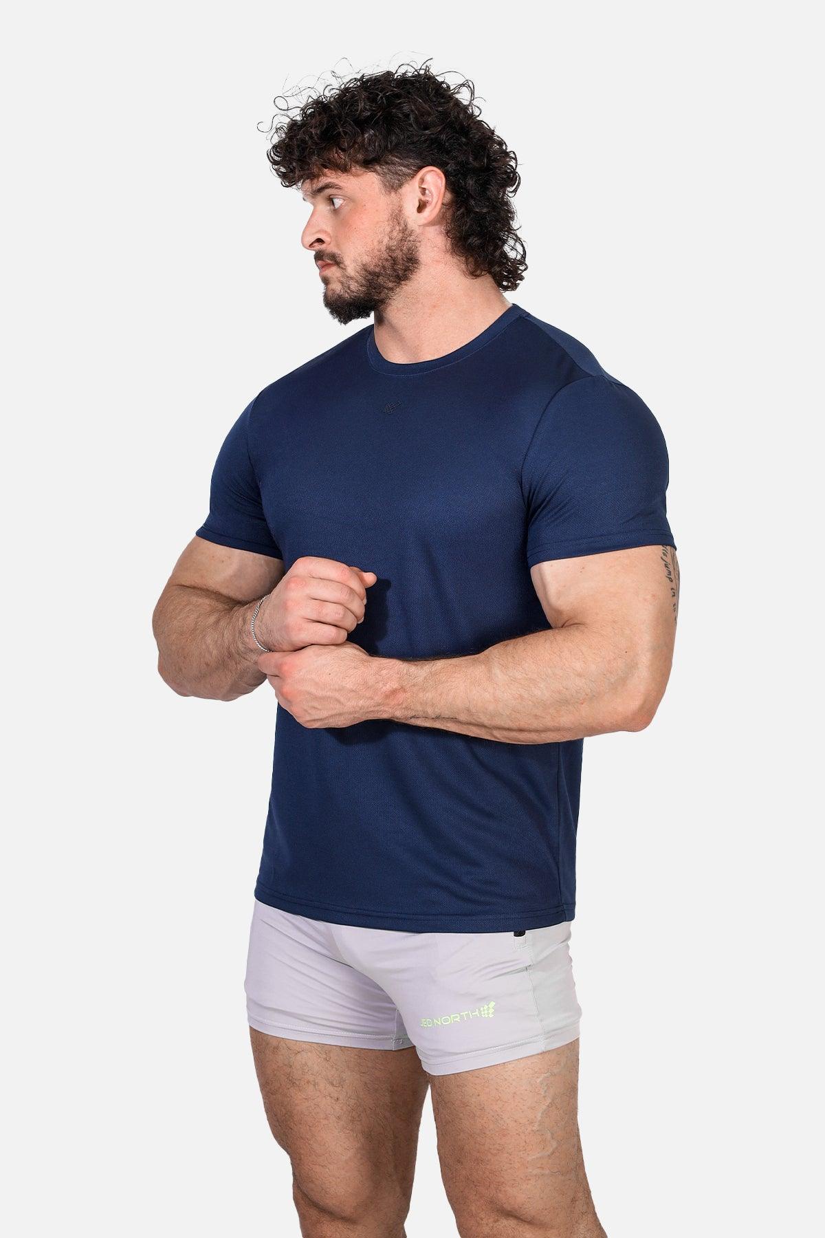 Jed North Tactical Fast-Dry Trainings-T-Shirt - Space Blue