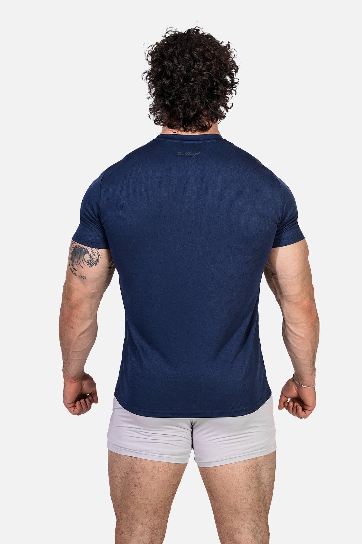 Jed North Tactical Fast-Dry Trainings-T-Shirt - Space Blue