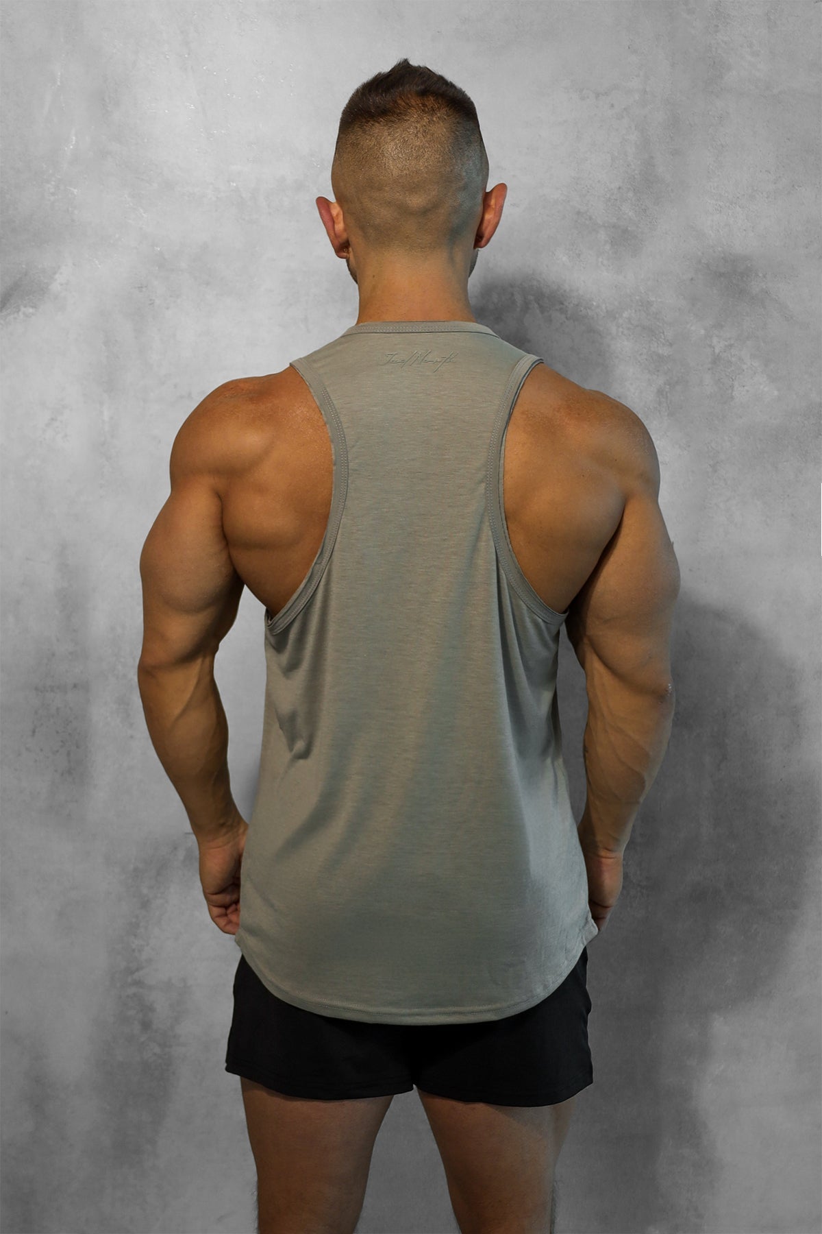 Jed North Men's Vital Raw-Hem Tank Top 2.0 - Gray