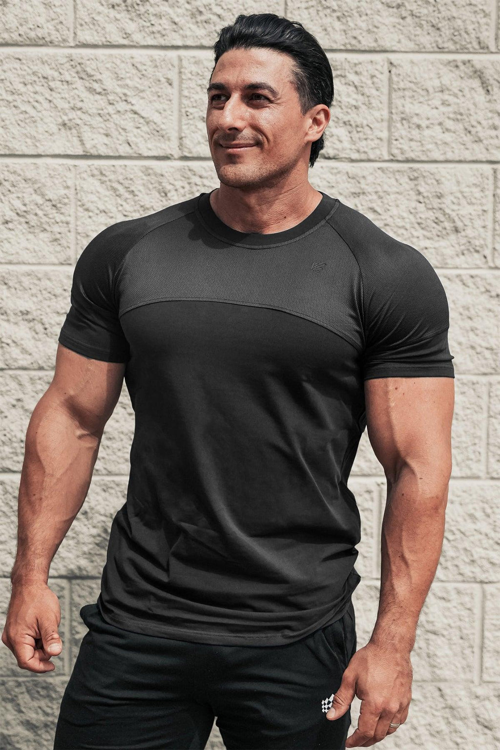 Camiseta de entrenamiento de malla Jed North Core 2.0 - Negra