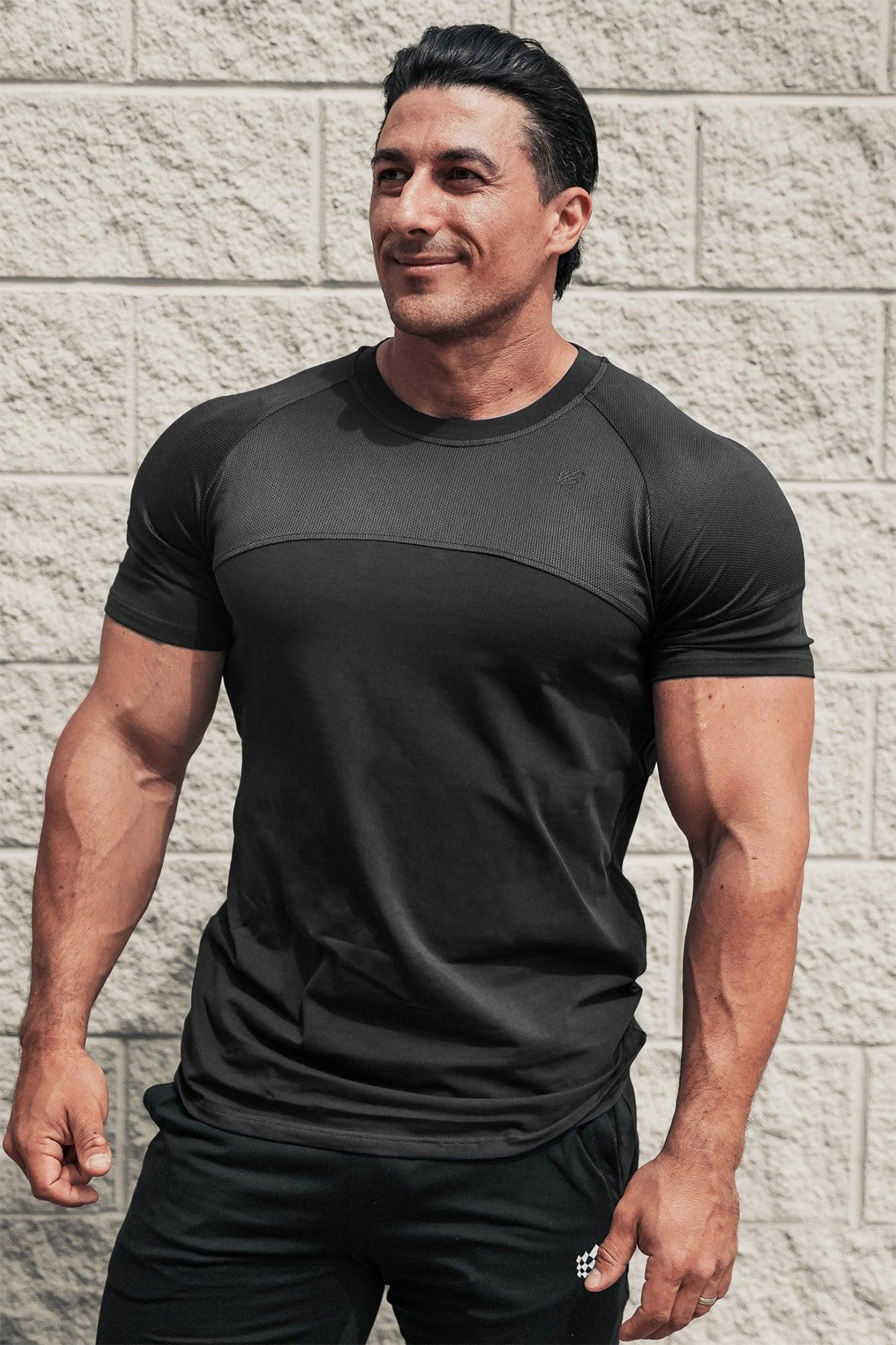 Jed North Core Mesh Workout T-Shirt 2.0 - Black