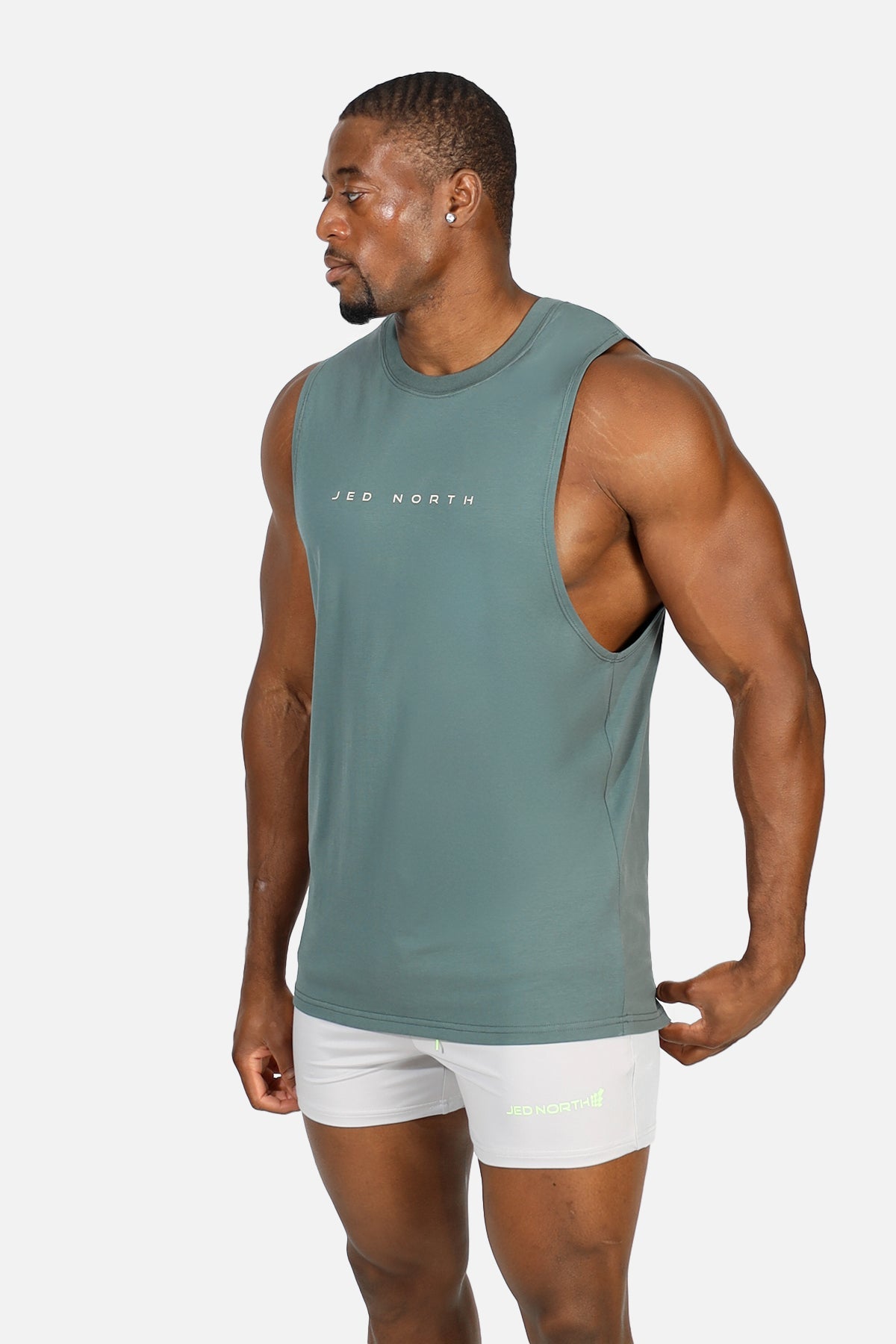 Camiseta de entrenamiento sin mangas para hombre Apollo - Azul piedra