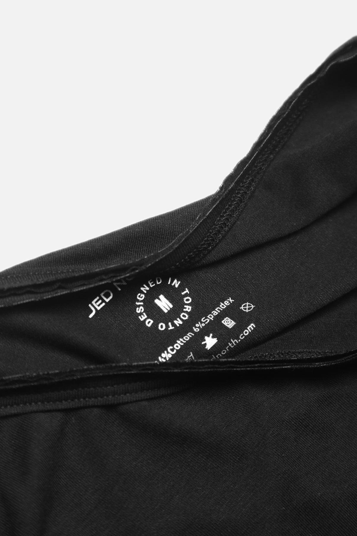 Jed North Evolve Muskel-T-Shirt mit Flügelärmeln 2.0 - Schwarz