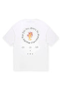 Jed North Men's Vintage Oversized T-Shirt - Ring of Fire White