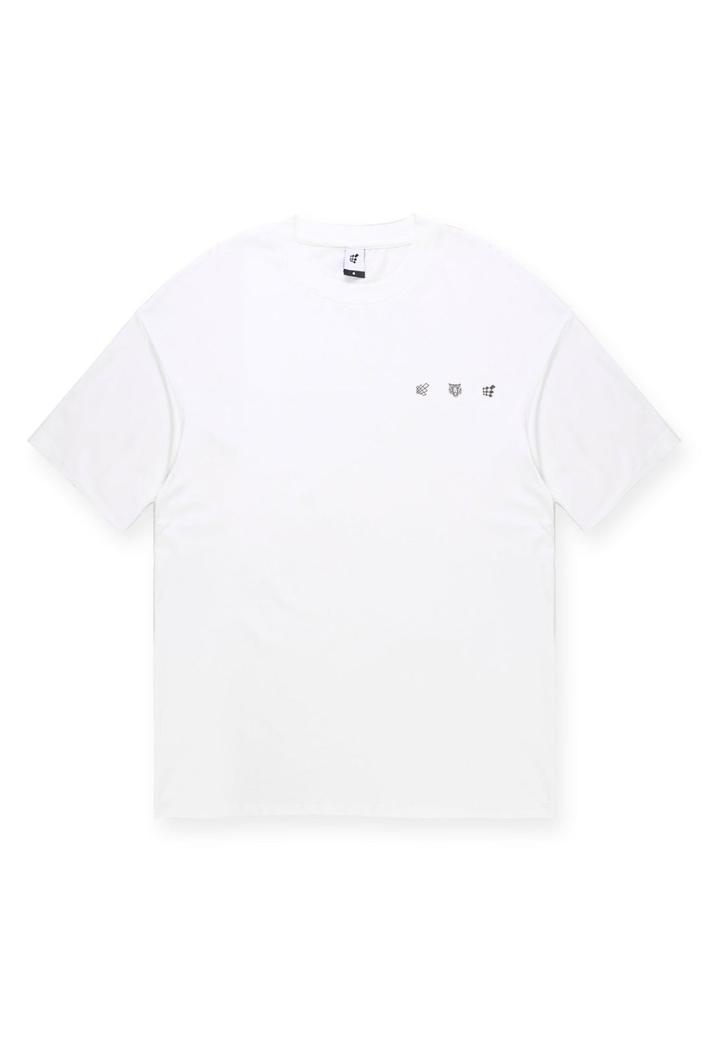 Jed North Men's Vintage Oversized T-Shirt - Ring of Fire White