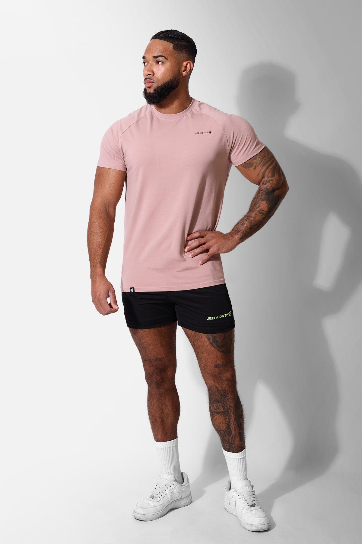 Jed North Titan 2.0 Muscle-Fit T-Shirt - Lachs