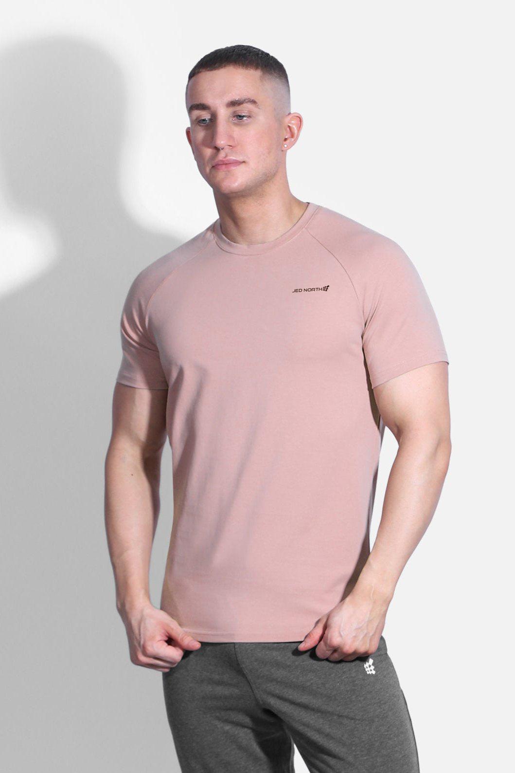 Jed North Titan 2.0 Muscle-Fit T-Shirt - Lachs