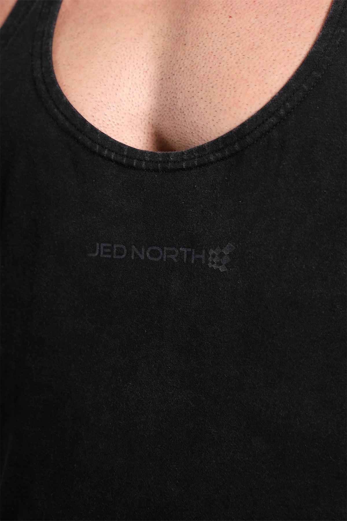 Jed North Classic Vintage Washed Racerback Stringer - Charcoal