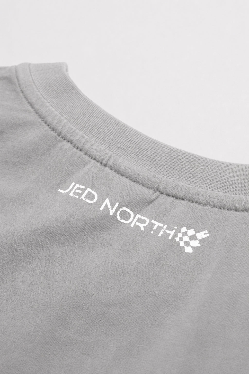 Jed North Men's Retro Oversized Muscle Tee - Light Gray