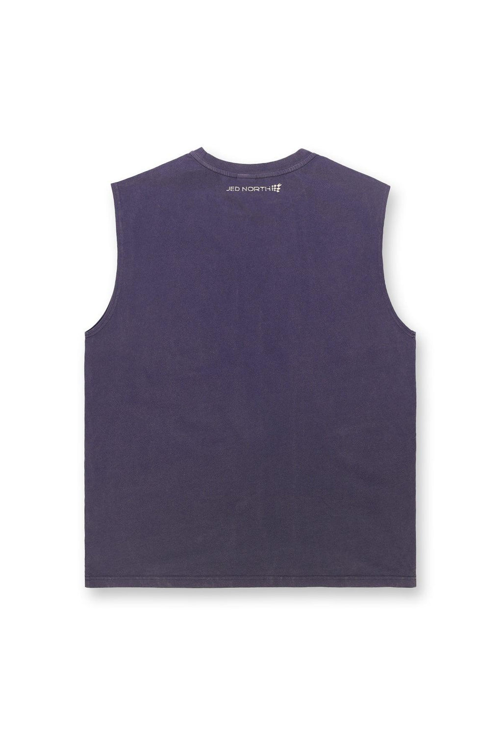 Jed North Men's Retro Oversized Muscle Tee - Washed Navy