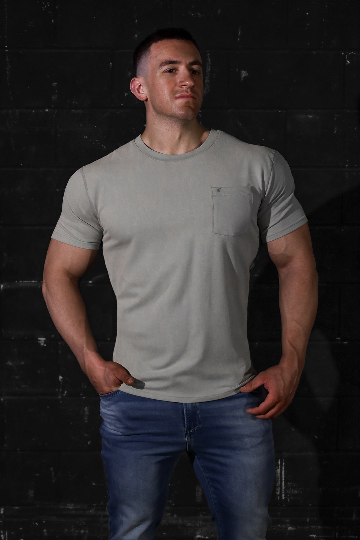 Classic Casual Pocket T-Shirt - Olive Green