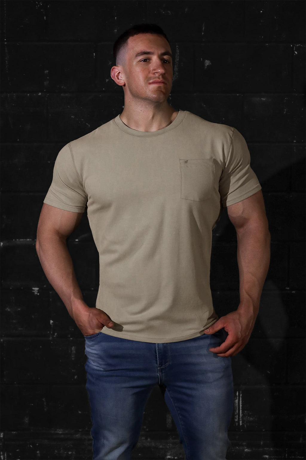 Jed North Classic Premium Pocket T-Shirt - Pistaziengrün