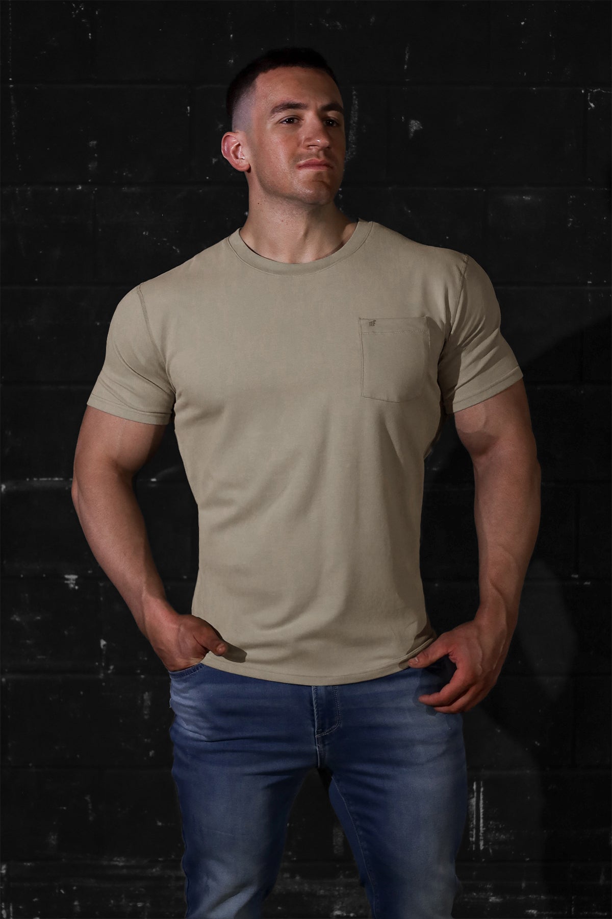 Jed North Classic Premium Pocket T-Shirt - Pistaziengrün