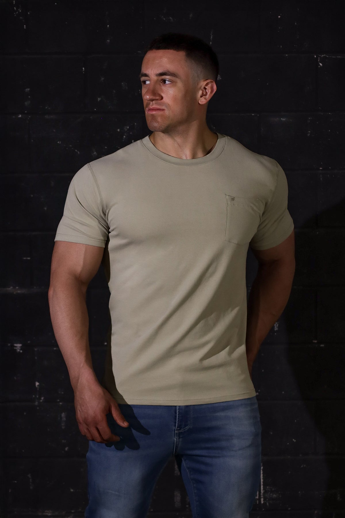 Jed North Classic Premium Pocket T-Shirt - Pistaziengrün