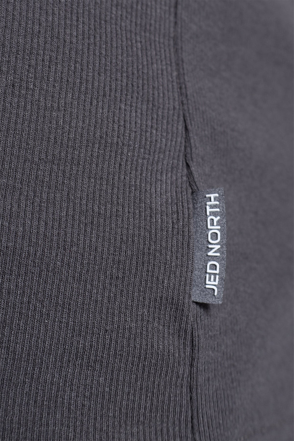 Jed North Men's Ribbed Muscle Tank Top - Dark Gray