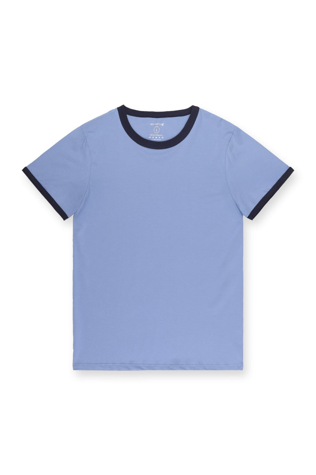 Camiseta ringer ajustada Jed North Muscle-Fit - Azul eléctrico