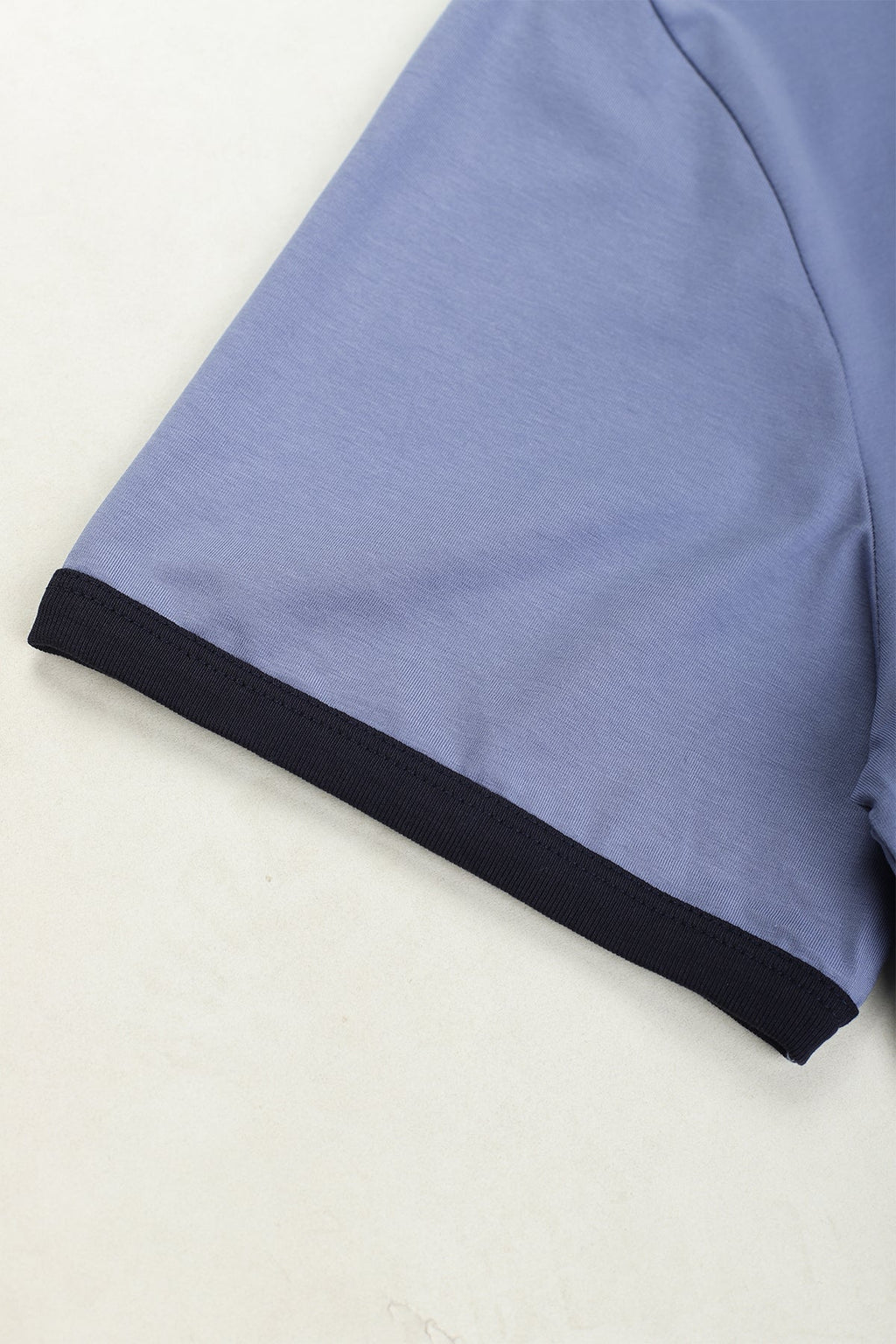 Camiseta ringer ajustada Jed North Muscle-Fit - Azul eléctrico