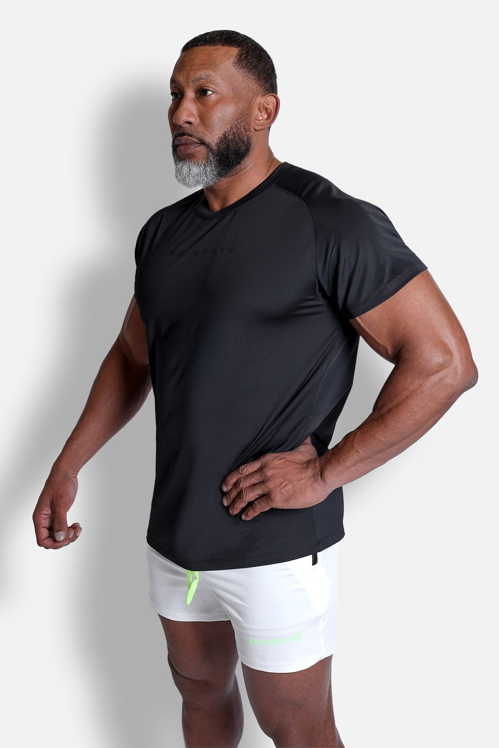 Camiseta de entrenamiento prémium Jed North - Negra
