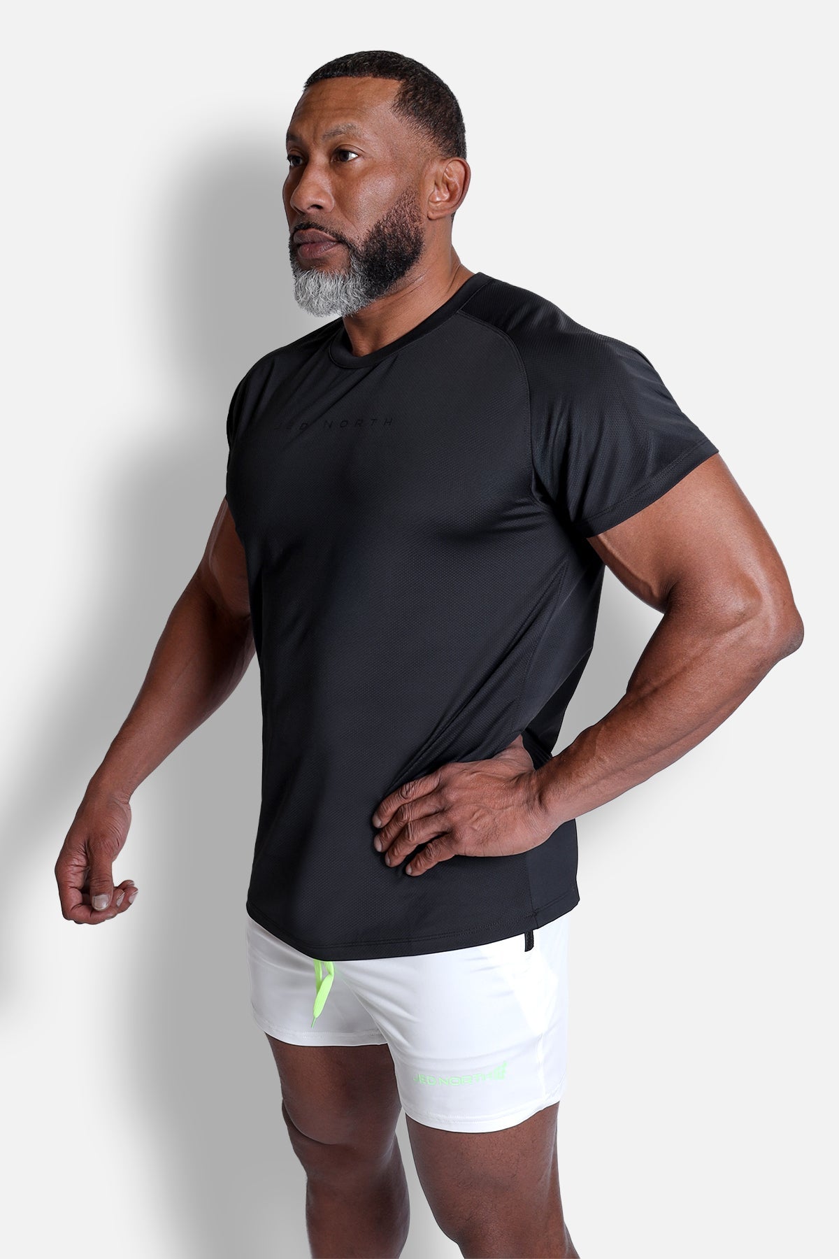 Camiseta de entrenamiento prémium Jed North - Negra