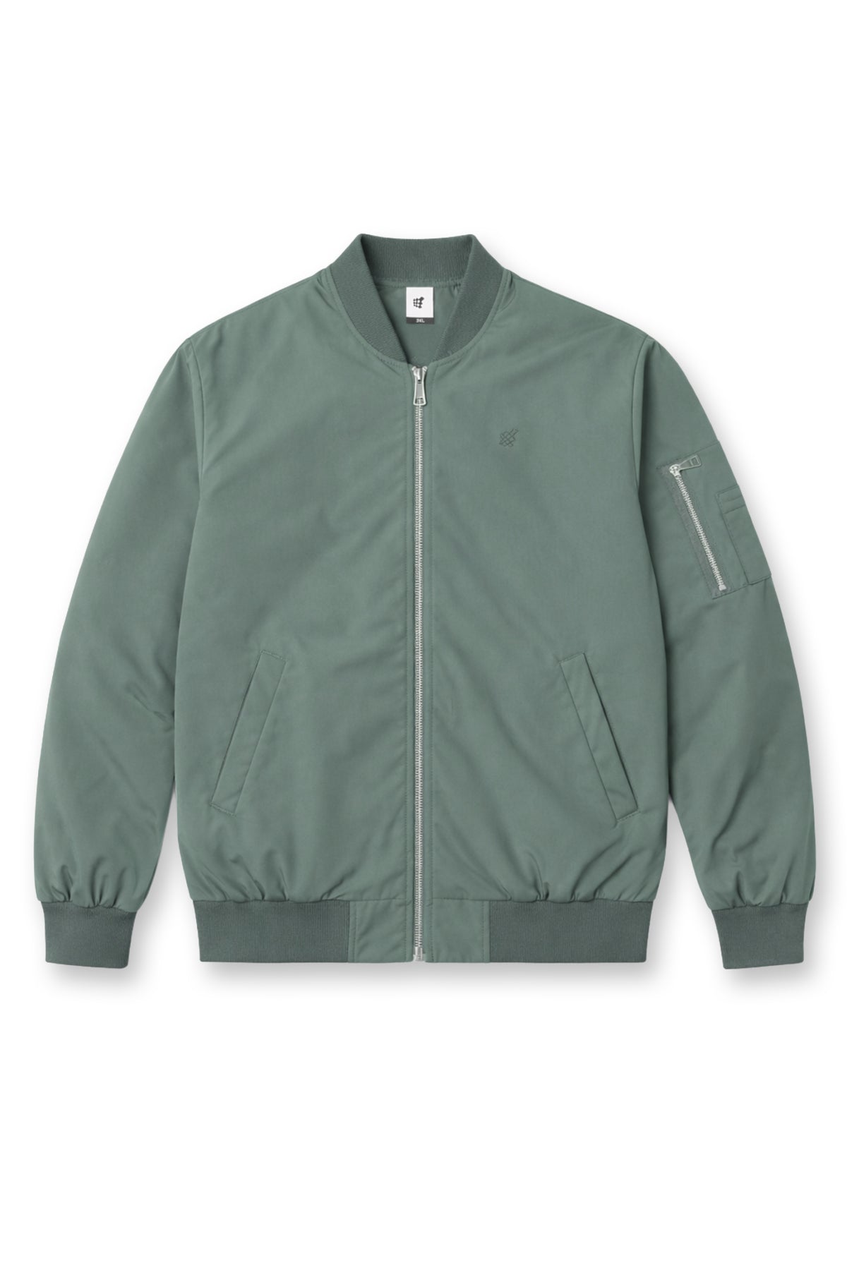 Premium-Bomberjacke für Herren – Olivgrün