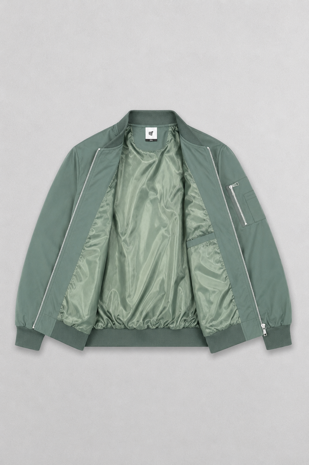 Jed North Premium Bomberjacke – Oliv