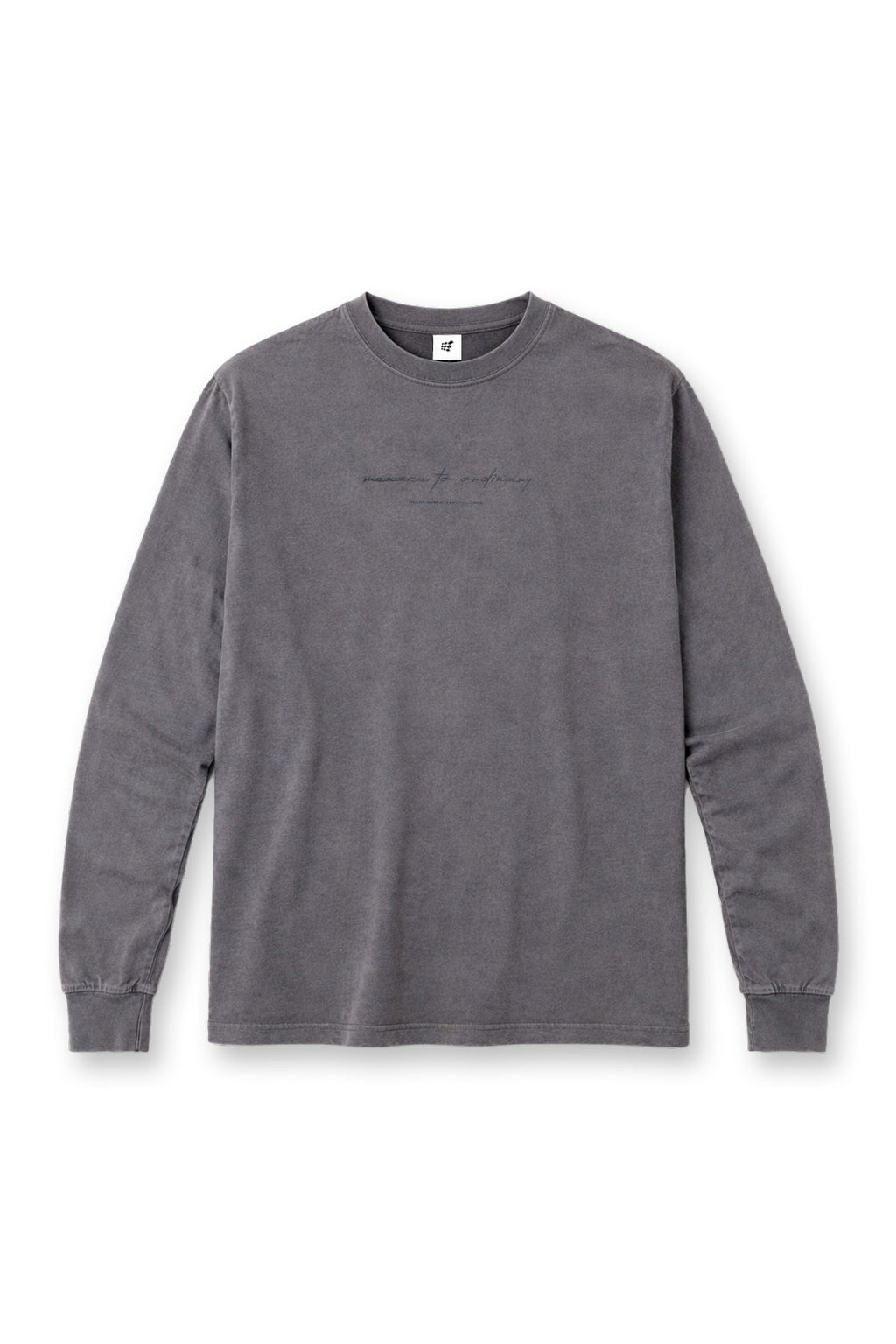 Jed North Men's Vintage Wash Long Sleeve T-Shirt - Storm Gray