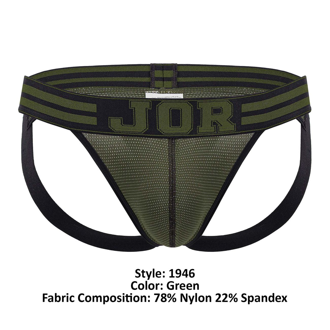 JOR 1946 College Jockstrap Color Green - DealByEthan.gay loves JOR